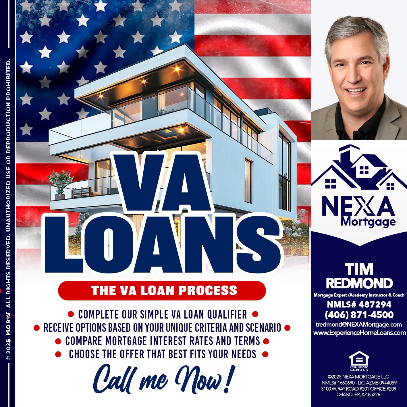 VA LOANS - Tim Redmond -Mortgage Loan Advisor | NMLS 487294 <br /> 30yr/Mortgage Expert | LO Coach <br /> Team Manager | Signature Mortgage Solutions” alt=”VA LOANS – Tim Redmond -Mortgage Loan Advisor | NMLS 487294 <br /> 30yr/Mortgage Expert | LO Coach <br /> Team Manager | Signature Mortgage Solutions” />Hi, my name is Tim Redmond. Iβm a Loan Officer with NEXA Mortgage LLC., offering personalized mortgage solutions, fast customized quotes, great rates and service with integrity.</p>
<div class=