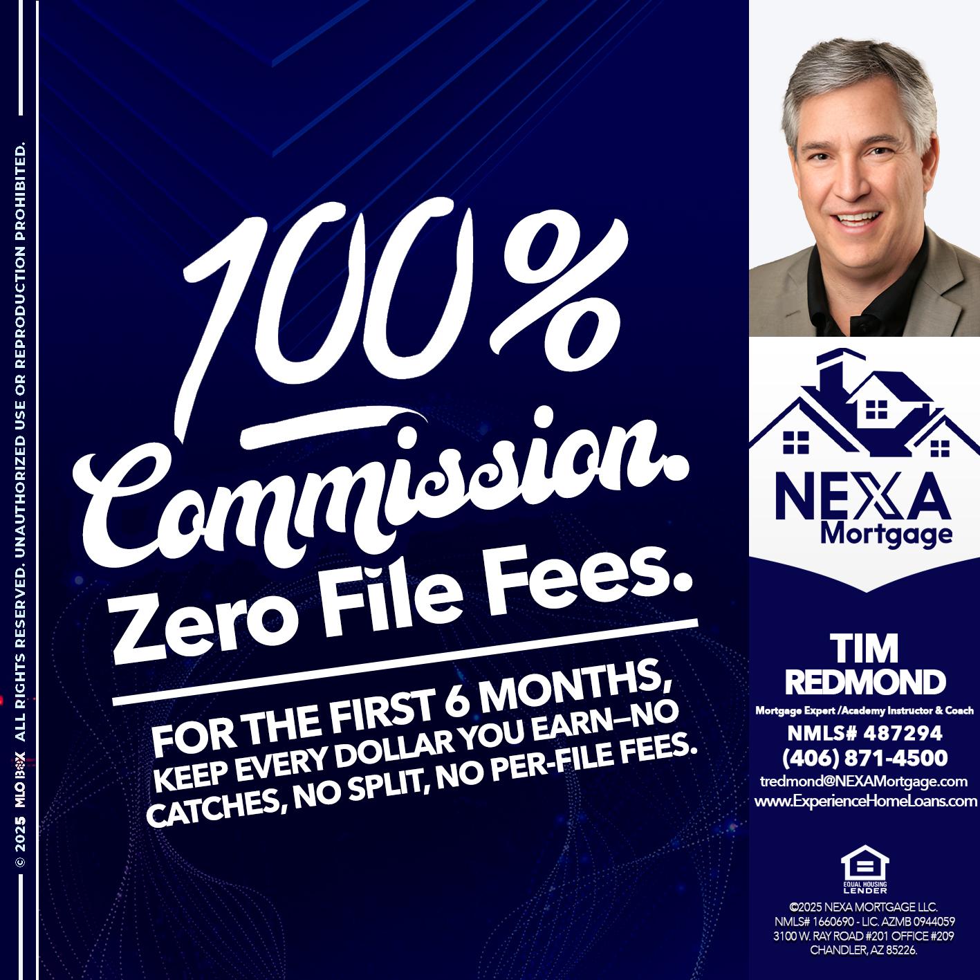 100% commission - Tim Redmond -Mortgage Loan Advisor | NMLS 487294 <br /> 30yr/Mortgage Expert | LO Coach <br /> Team Manager | Signature Mortgage Solutions” alt=”100% commission – Tim Redmond -Mortgage Loan Advisor | NMLS 487294 <br /> 30yr/Mortgage Expert | LO Coach <br /> Team Manager | Signature Mortgage Solutions” />Hi, my name is Tim Redmond. Iβm a Loan Officer with NEXA Mortgage LLC., offering personalized mortgage solutions, fast customized quotes, great rates and service with integrity.</p>
<div class=